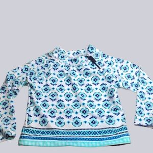 CARTER'S Teal Blue Rash Guard Swim Top Toddler Size 2T